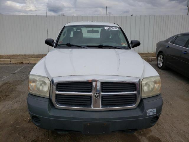 1D7HW22K16S647022 - 2006 DODGE DAKOTA ST WHITE photo 5