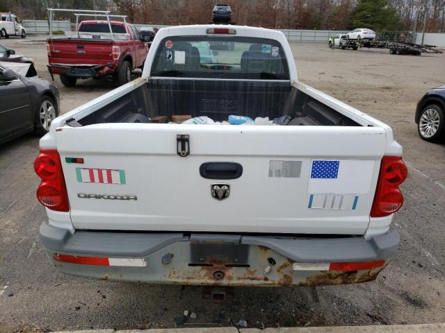 1D7HW22K16S647022 - 2006 DODGE DAKOTA ST WHITE photo 6