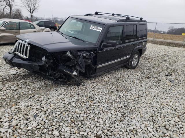 1J8HG48P67C672847 - 2007 JEEP COMMANDER BLACK photo 1