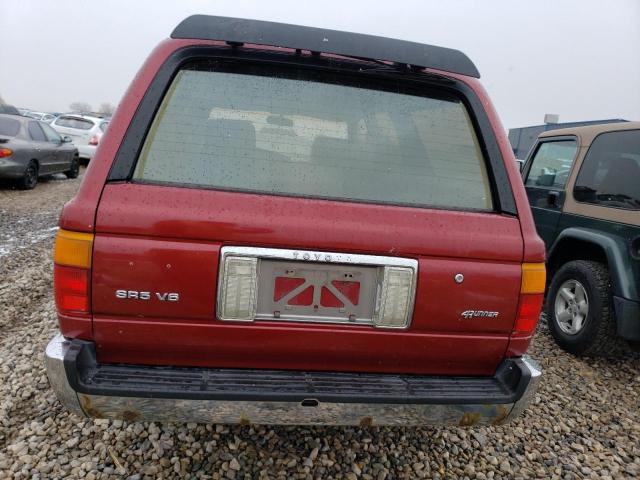 JT3VN39W1M8028272 - 1991 TOYOTA 4RUNNER VN39 SR5 BURGUNDY photo 6