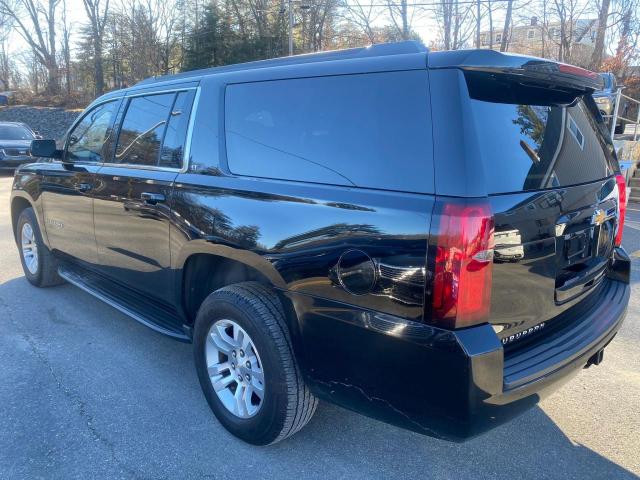 1GNSKHKC2JR359248 - 2018 CHEVROLET SUBURBAN K1500 LT BLACK photo 2