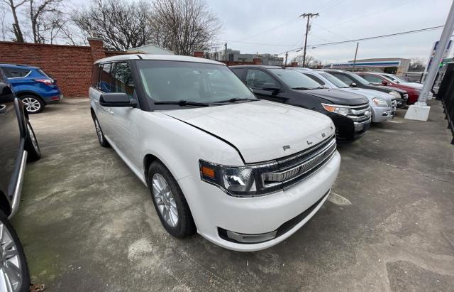 2FMGK5C83DBD01546 - 2013 FORD FLEX SEL WHITE photo 1