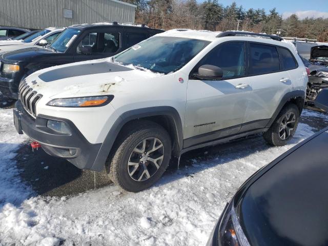 1C4PJMBS0EW214217 - 2014 JEEP CHEROKEE TRAILHAWK WHITE photo 1