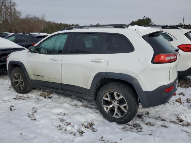 1C4PJMBS0EW214217 - 2014 JEEP CHEROKEE TRAILHAWK WHITE photo 2