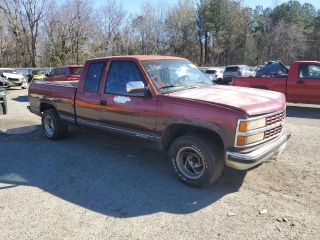 2GCEC19Z9N1171748 - 1992 CHEVROLET GMT-400 C1500 BURGUNDY photo 4