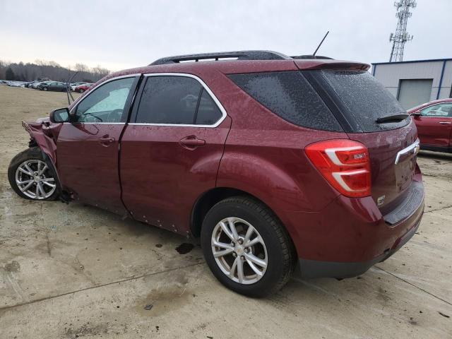 2GNFLFEK3G6337379 - 2016 CHEVROLET EQUINOX LT BURGUNDY photo 2