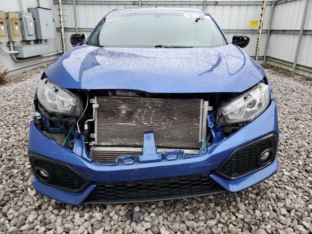 SHHFK7H55JU223035 - 2018 HONDA CIVIC EX BLUE photo 5