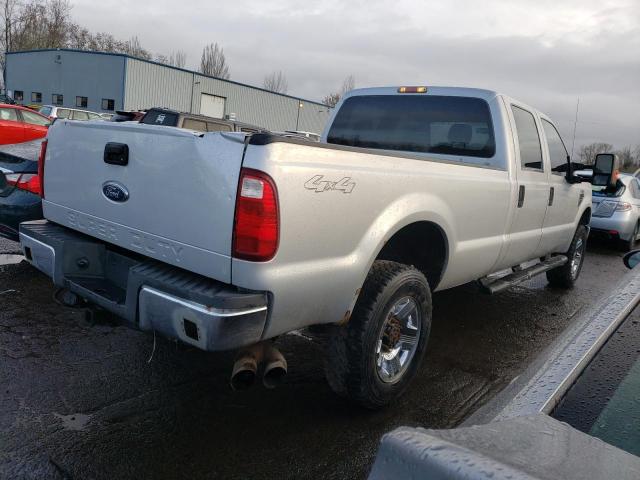 1FTWW31R18EC05588 - 2008 FORD F350 SRW SUPER DUTY SILVER photo 3