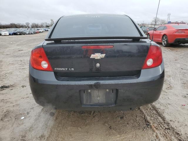 1G1AK55F477416331 - 2007 CHEVROLET COBALT LS BLACK photo 6