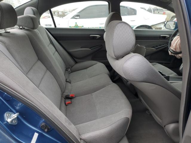 2HGFA16588H531763 - 2008 HONDA CIVIC LX BLUE photo 10