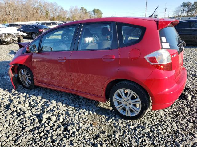 JHMGE8H40AC033486 - 2010 HONDA FIT SPORT RED photo 2