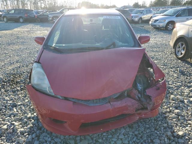 JHMGE8H40AC033486 - 2010 HONDA FIT SPORT RED photo 5