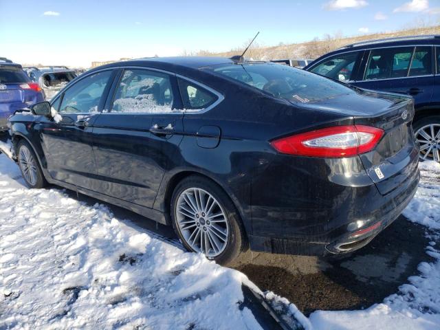 3FA6P0H92DR311417 - 2013 FORD FUSION SE BLACK photo 2