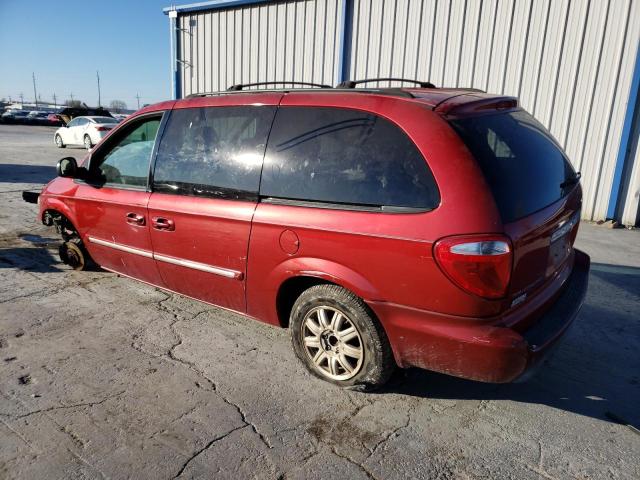 2A8GP54L36R771331 - 2006 CHRYSLER TOWN & COU TOURING ბურგუნდია ფოტო 2