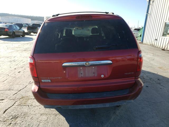 2A8GP54L36R771331 - 2006 CHRYSLER TOWN & COU TOURING ბურგუნდია ფოტო 6