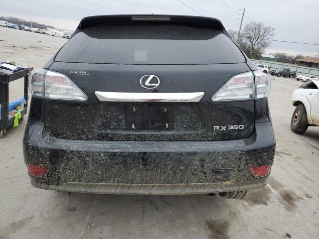 2T2BK1BA9BC120317 - 2011 LEXUS RX 350 BLACK photo 6