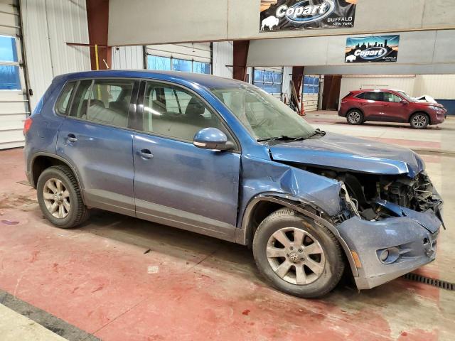 WVGAV7AXXAW002889 - 2010 VOLKSWAGEN TIGUAN S BLUE photo 4