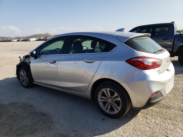 3G1BE6SM9KS585730 - 2019 CHEVROLET CRUZE LT SILVER photo 2