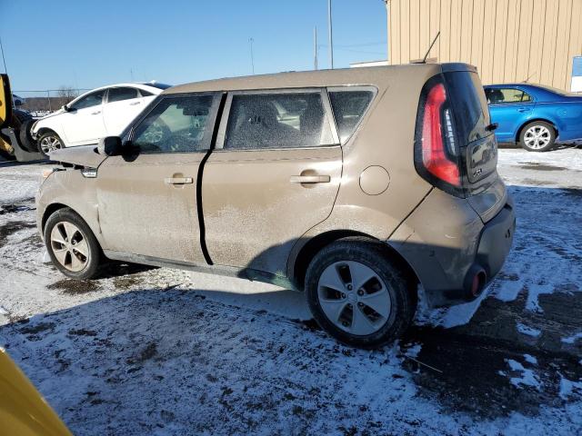 KNDJN2A20F7172272 - 2015 KIA SOUL BROWN photo 2