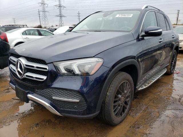 4JGFB4KBXLA011026 - 2020 MERCEDES-BENZ GLE 350 4MATIC BLUE photo 1