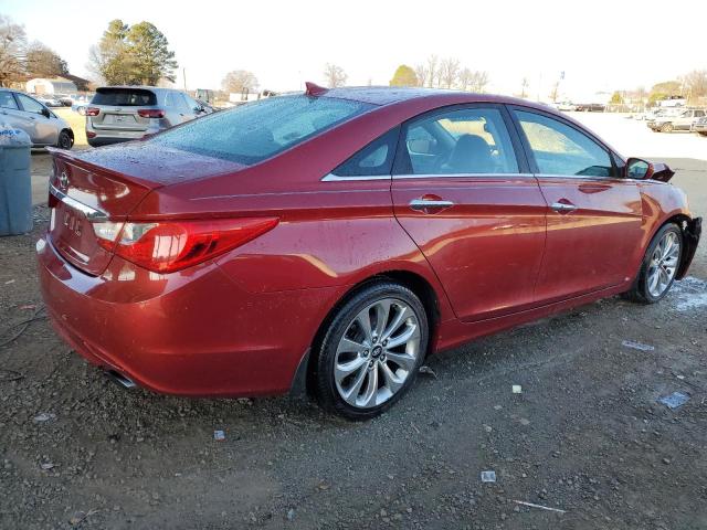 5NPEC4AC0CH430602 - 2012 HYUNDAI SONATA SE RED photo 3