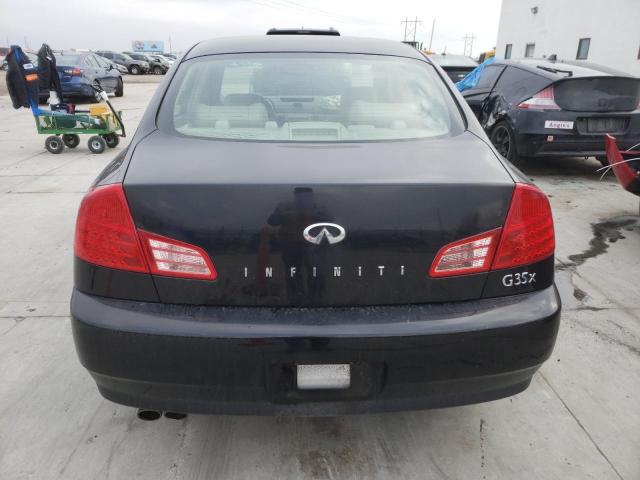 JNKCV51F34M719352 - 2004 INFINITI G35 BLACK photo 6