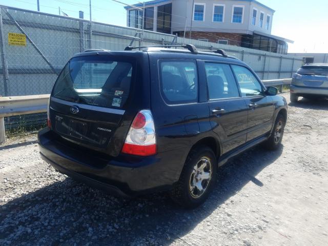 JF1SG63687H747631 - 2007 SUBARU FORESTER 2.5X  photo 4