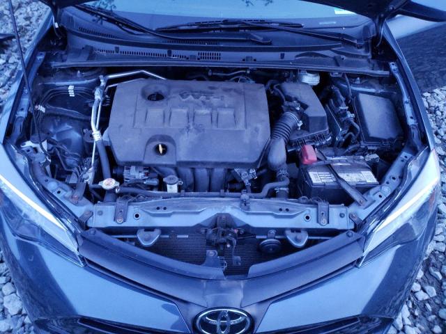 2T1BURHE6KC180434 - 2019 TOYOTA COROLLA L BLUE photo 11