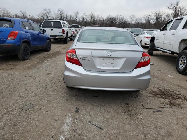 19XFB2F51CE082206 - 2012 HONDA CIVIC LX SILVER photo 6