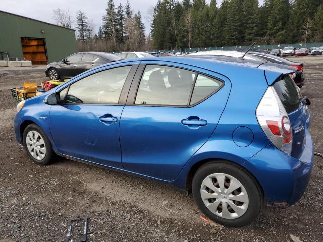 JTDKDTB39C1527507 - 2012 TOYOTA PRIUS C BLUE photo 2