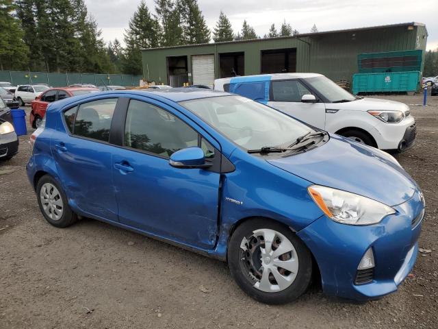 JTDKDTB39C1527507 - 2012 TOYOTA PRIUS C BLUE photo 4