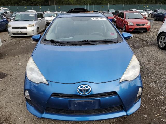 JTDKDTB39C1527507 - 2012 TOYOTA PRIUS C BLUE photo 5