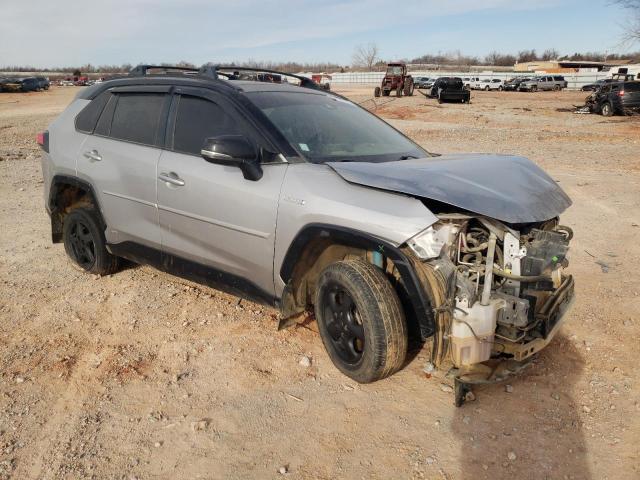 4T3E6RFV1LU005123 - 2020 TOYOTA RAV4 XSE GRAY photo 4