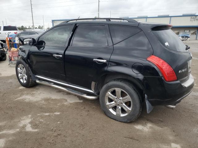 JN8AZ08W17W625991 - 2007 NISSAN MURANO SL BLACK photo 2