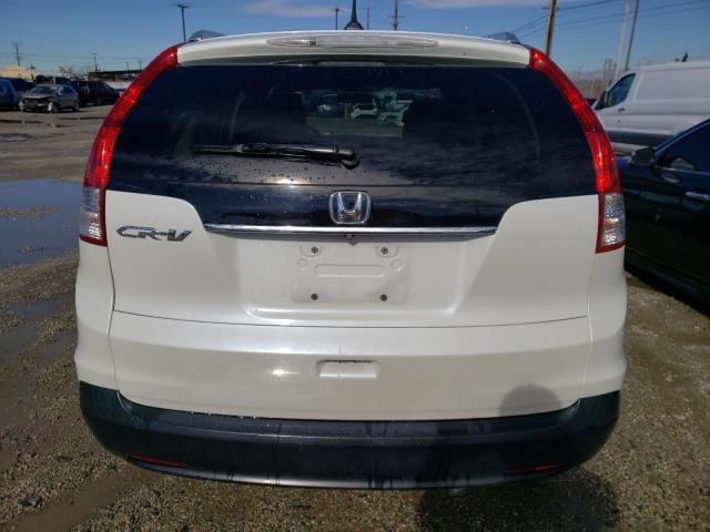 5J6RM3H78DL031588 - 2013 HONDA CR-V EXL WHITE photo 6