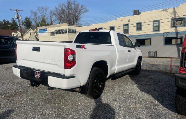 5TFUY5F12MX002725 - 2021 TOYOTA TUNDRA DOUBLE CAB SR/SR5 WHITE photo 4