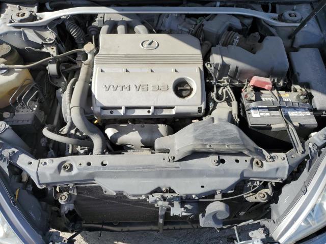 JTHBA30G965156326 - 2006 LEXUS ES 330 GRAY photo 11