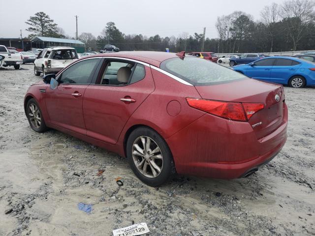 5XXGM4A77DG115351 - 2013 KIA OPTIMA LX RED photo 2