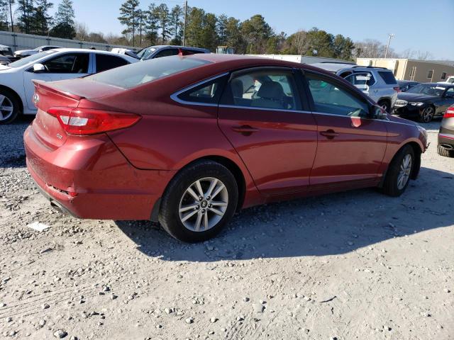 5NPE24AA2FH232996 - 2015 HYUNDAI SONATA ECO RED photo 3