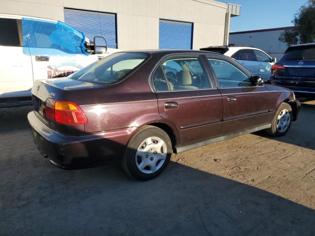 1HGEJ8644YL023952 - 2000 HONDA CIVIC EX MAROON photo 3