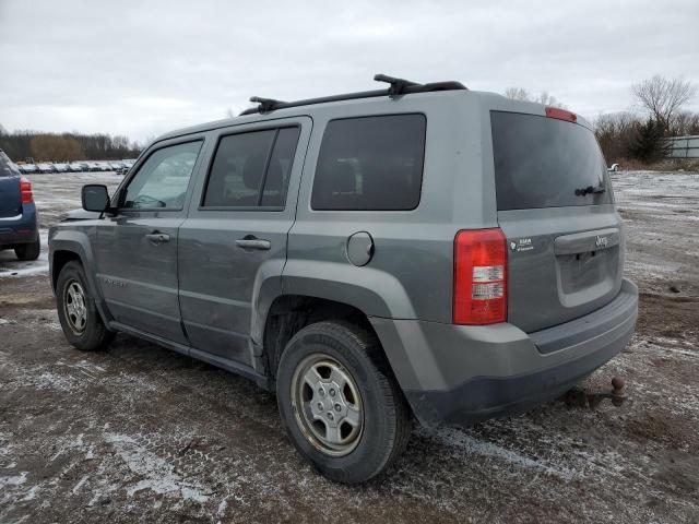 1C4NJPBA7CD724279 - 2012 JEEP PATRIOT SPORT GRAY photo 2