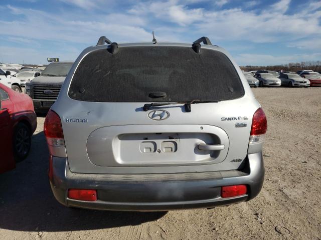 KM8SC73E76U110427 - 2006 HYUNDAI SANTA FE GLS SILVER photo 6