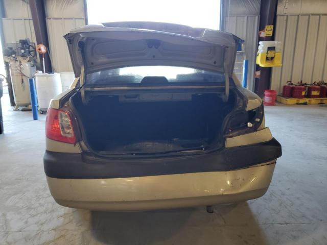 KNADE123176261366 - 2007 KIA RIO BASE TAN photo 6