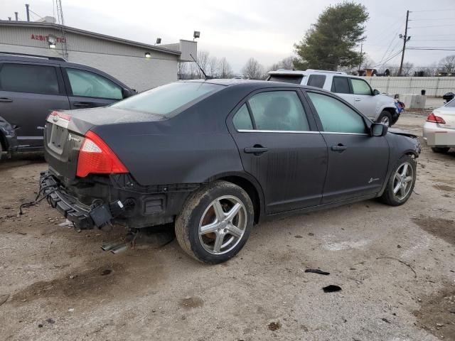 3FADP0L37BR153714 - 2011 FORD FUSION HYBRID BLACK photo 3