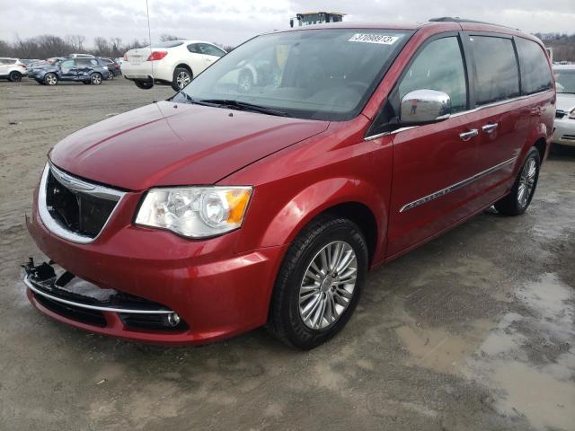 2C4RC1CG0DR728023 - 2013 CHRYSLER TOWN & COU TOURING L RED photo 1