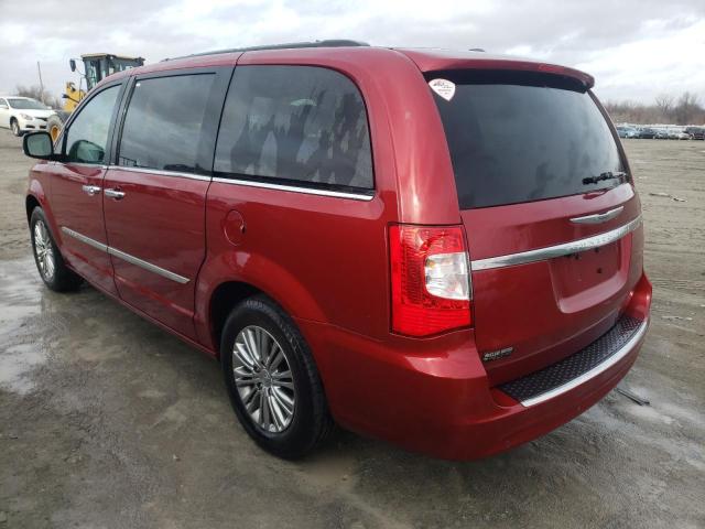 2C4RC1CG0DR728023 - 2013 CHRYSLER TOWN & COU TOURING L RED photo 2