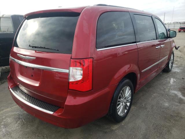 2C4RC1CG0DR728023 - 2013 CHRYSLER TOWN & COU TOURING L RED photo 3