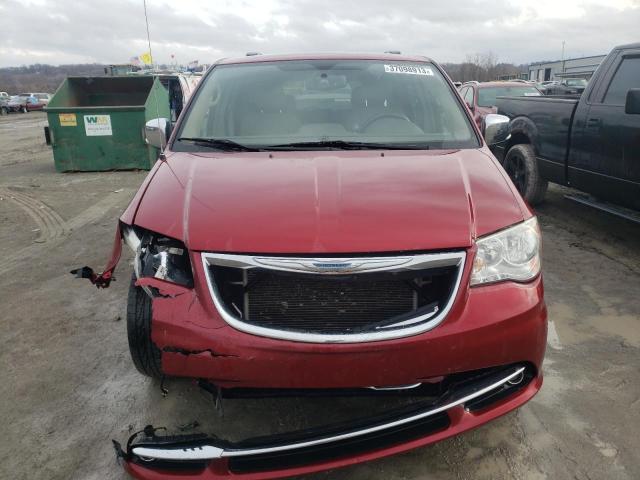 2C4RC1CG0DR728023 - 2013 CHRYSLER TOWN & COU TOURING L RED photo 5