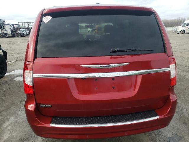 2C4RC1CG0DR728023 - 2013 CHRYSLER TOWN & COU TOURING L RED photo 6