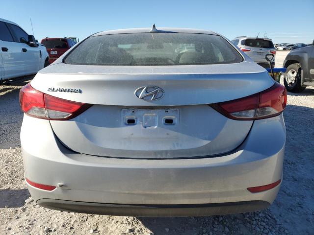 5NPDH4AE0EH489666 - 2014 HYUNDAI ELANTRA SE SILVER photo 6